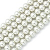 Eco-Friendly Dyed Glass Pearl Round Beads Strands X-HY-A002-10mm-RB009-1