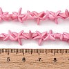 Synthetic Turquoise Dyed Beads Strands G-B184-C03-01-4