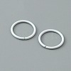 100Pcs Baking Paint Zinc Alloy Open Jump Rings FIND-WH0032-85B-03-2