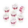 Alloy Enamel European Beads MPDL-R011-06-2