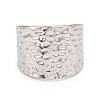 Non-Tarnish 304 Stainless Steel Open Cuff Ring RJEW-C025-27P-3
