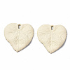 Spray Painted Alloy Pendants PALLOY-T077-115D-RS-1
