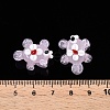 Handmade Lampwork Bumpy Beads Strands LAMP-T021-25B-5