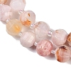Natural Cherry Blossom Agate Beads Strands G-G182-B41-03-4