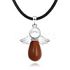Angel Natural Red Jasper Pendant Necklaces OH8264-07-1