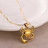 Summer Beach 304 Stainless Steel Pendant Necklaces WG63A68-01-4