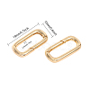 Brass Spring Gate Rings FIND-WH0127-90G-3