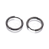 304 Stainless Steel Huggie Hoop Earrings EJEW-F111A-19mm-B-2