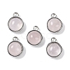 Natural Rose Quartz Pendants G-K372-03P-12-1