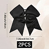 2Pcs Rubber Hair Ties MRMJ-SC0001-49B-2