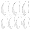 10 Pairs Brass Earring Hooks KK-BBC0027-77A-7