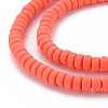 Handmade Polymer Clay Beads Strands CLAY-N008-008-37-4