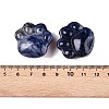 Natural Sodalite Cat Paw Print Figurines DJEW-N003-03C-3