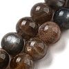 Natural Black Moonstone Beads Strands G-A219-A01-03-2