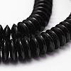 Natural Black Onyx Beads Strands G-P161-20-10x4mm-3