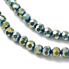 Electroplate Glass Beads Strands EGLA-K015-09B-3