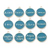 Alloy Enamel Pendants ENAM-S124-01A-05-2