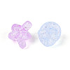 Transparent Crackle Acrylic Beads CACR-T002-01M-2