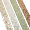 4 Rolls 4 Colors Satin Frayed Ribbon SRIB-TA0001-19-4