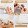 8Pcs 2 Colors Self Adhesive Rubber Furniture Corner Guards AJEW-CN0002-29-6