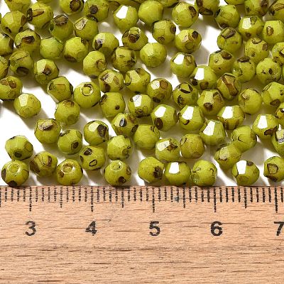 Picasso Baking Paint Glass Seed Beads SEED-A032-02A-10-1