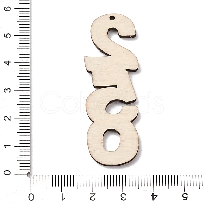 Independence Day Printed Wooden Big Pendants WOOD-B012-01C-1