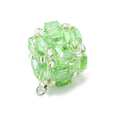 Glass Pendants PALLOY-MZ01350-02-1