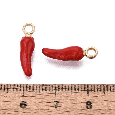 Handmade Alloy Enamel Pendants X-FIND-G087-01D-01-1