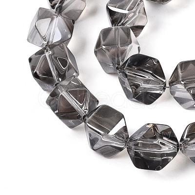 Electroplate Glass Beads Strands EGLA-T021-21J-1