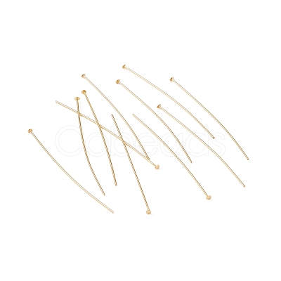 Brass Flat Head Pins KK-WH0058-03D-G01-1