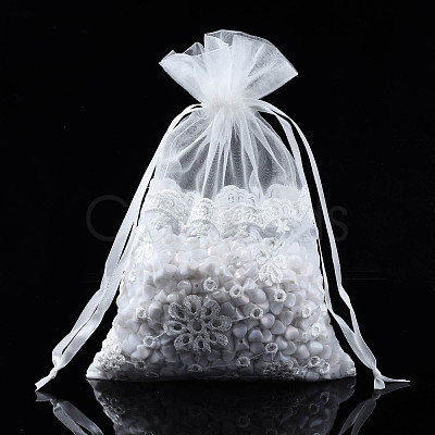Acrylic Fibres Drawstring Gift Bags OP-Q053-007-1