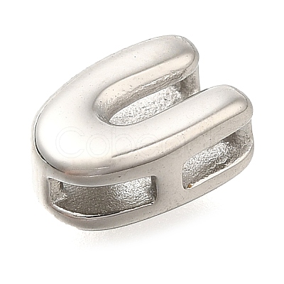 304 Stainless Steel Slide Charms STAS-B075-37P-U-1