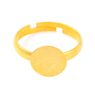 Brass Pad Ring Base Findings EC022-M-NR-1