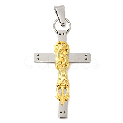 Ion Plating(IP) 304 Stainless Steel Pendants STAS-D110-41GP-1