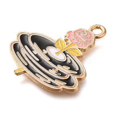 Alloy Enamel Pendants ENAM-Q508-03G-1