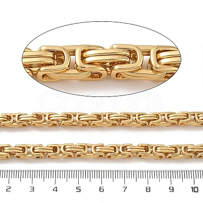 201 Stainless Steel Byzantine Chains SA-CBA46AF-02C-G-1