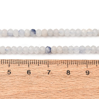 Natural Blue White Dumortierite Beads Strands GG-CBA9631-C01-01-1