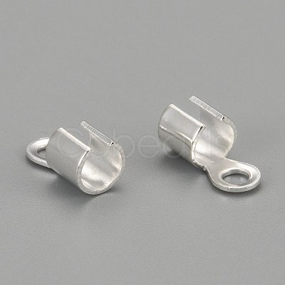Brass Cord Ends KK-E182-S-1