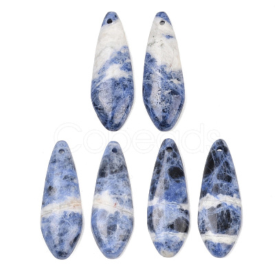 Natural Sodalite Pendants G-K381-27-1