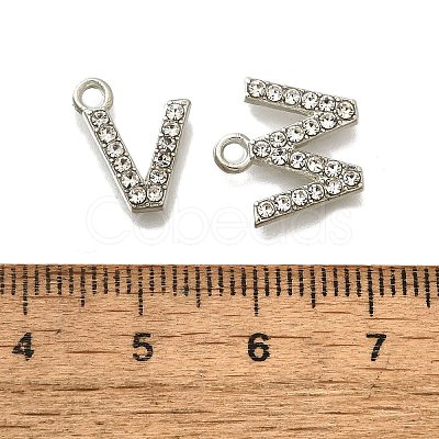Alloy Rhinestone Charms ENAM-K075-01P-1