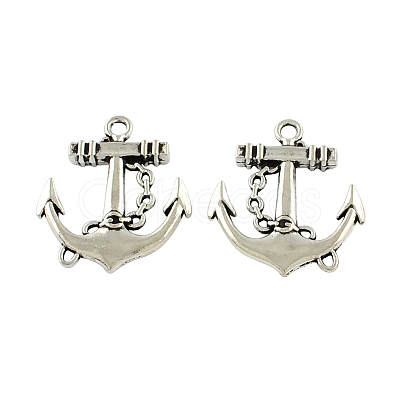 Tibetan Style Zinc Alloy Pendants TIBEP-R334-239AS-RS-1
