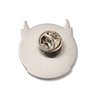Skull & Wing Alloy Brooch for Backpack Clothes JEWB-G020-12P-1