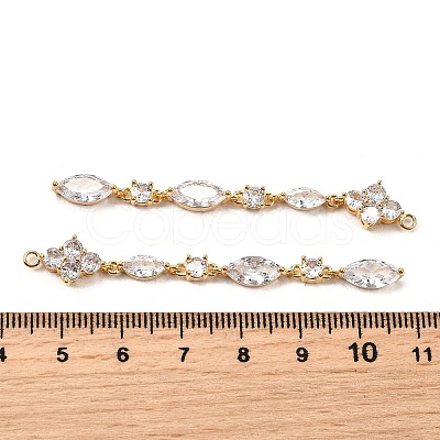 Brass Micro Pave Cubic Zirconia Big Pendants KK-F901-01A-G-1