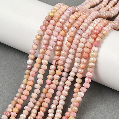 Ombre Effect Dyed Glass Beads Strands GLAA-C023-02-C12-1