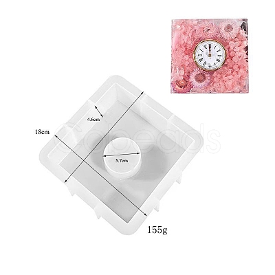 DIY Silicone Clock Display Decoration Molds PW-WG94082-03-1