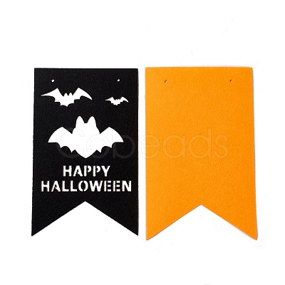 16Pcs 2 Color Flag Felt Ornaments DIY-B054-02B-1