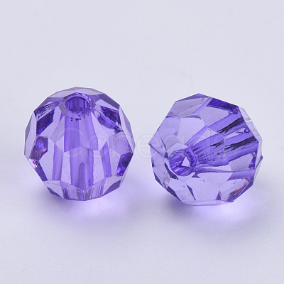 Transparent Acrylic Beads TACR-Q257-10mm-V50-1