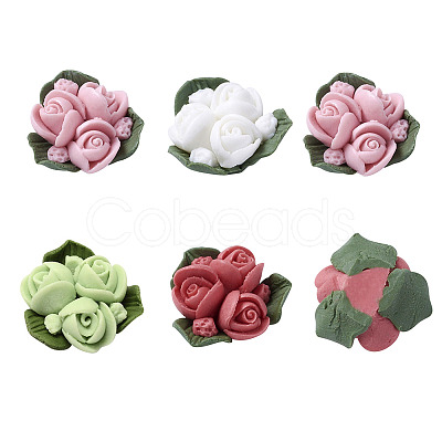 Handmade Porcelain Cabochons PORC-TA0001-02-1