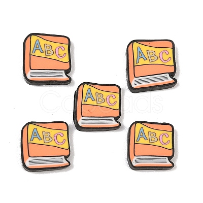 Back to School Handmade Polymer Clay Cabochons CLAY-A007-11A-1