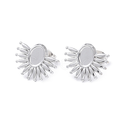 Non-Tarnish 304 Stainless Steel Stud Earring Finding EJEW-I285-01P-1